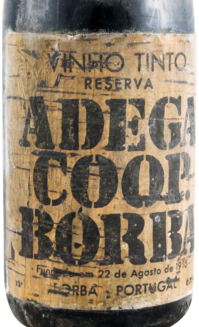 1966 Borba Reserva tinto (rótulo de cortiça)