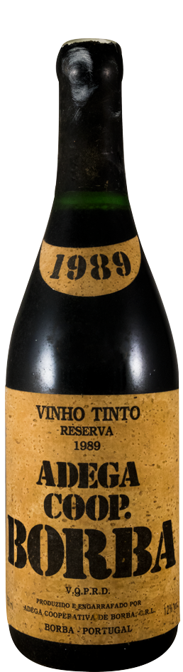 1989 Borba Reserva tinto (rótulo de cortiça)