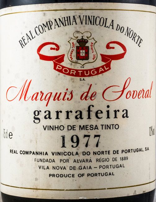 1977 Marquês de Soveral Garrafeira tinto