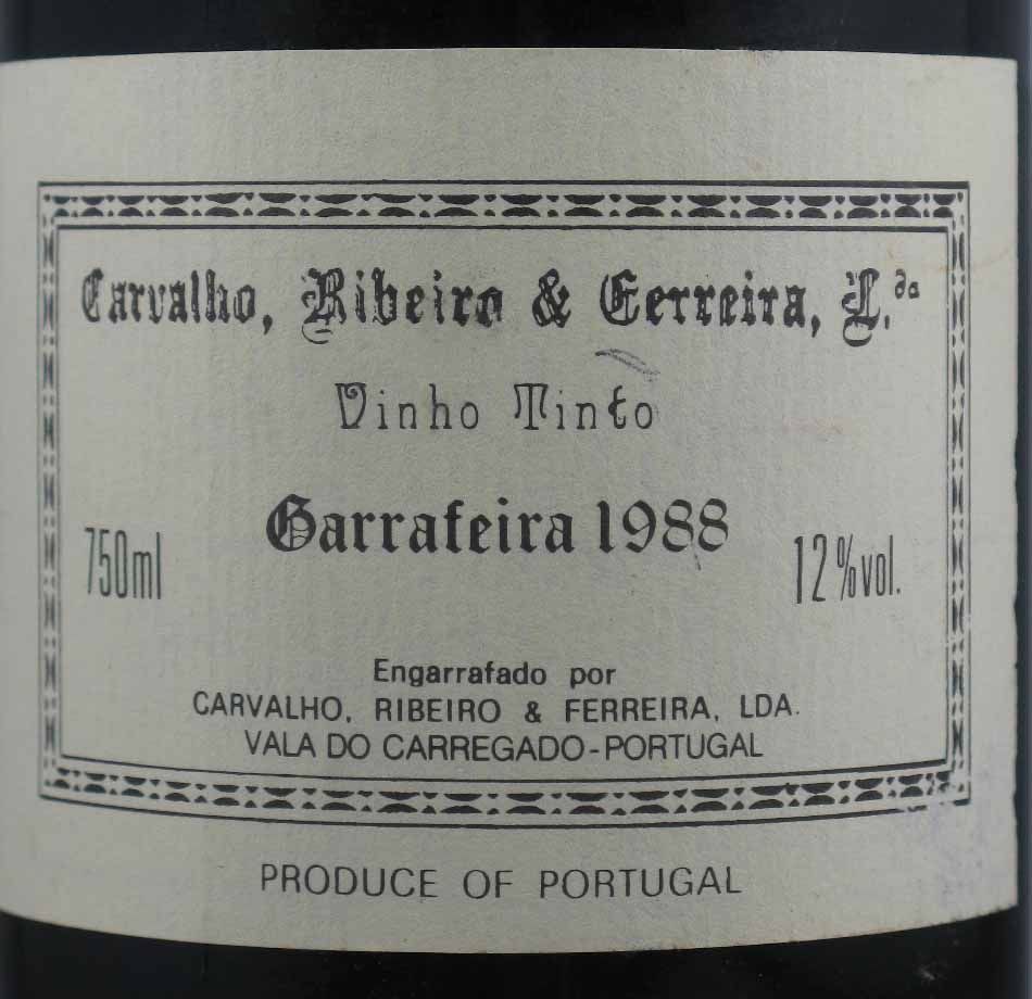 1988 CRF Garrafeira red