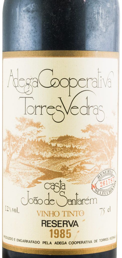 1985 Adega Cooperativa de Torres Vedras Reserva red