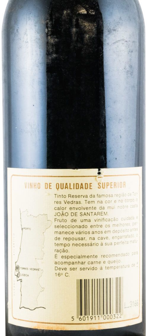1985 Adega Cooperativa de Torres Vedras Reserva red