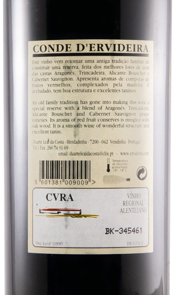 2000 Conde D'Ervideira Reserva red