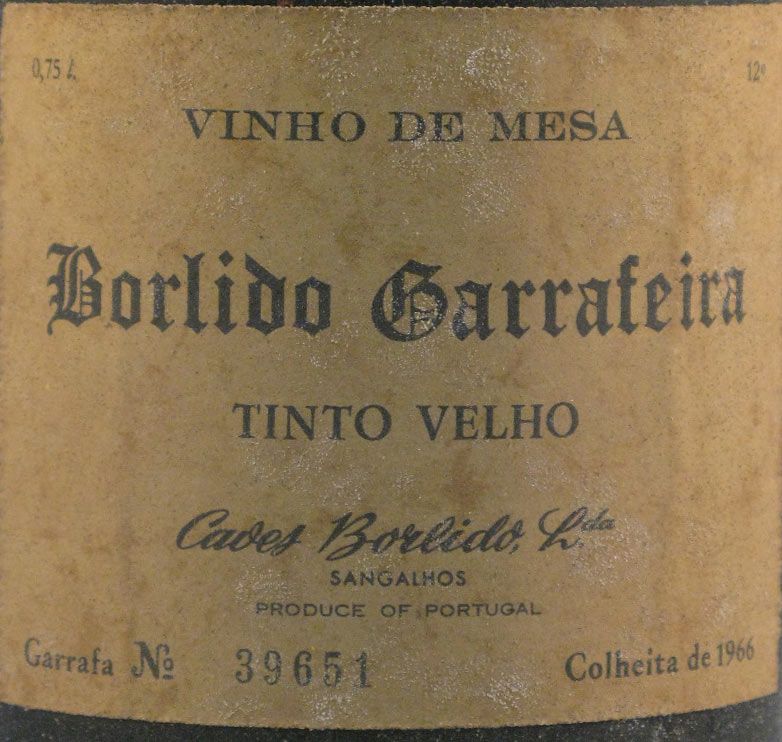1966 Borlido Garrafeira tinto