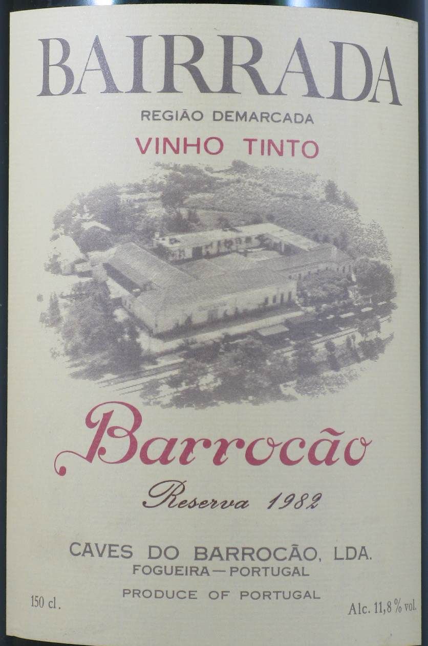 1982 Barrocão Reserva Bairrada red 1.5L