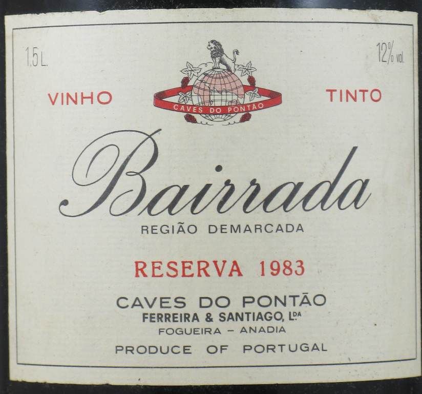 1983 Pontão Reserva Bairrada red 1.5L