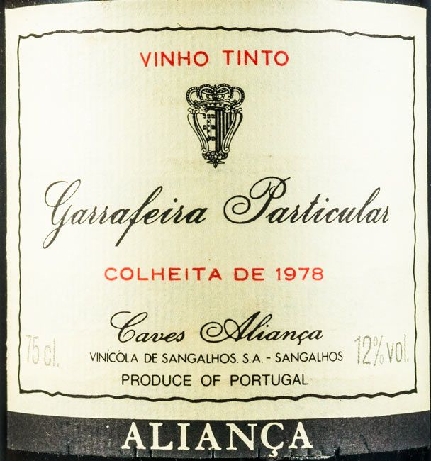 1978 Aliança Garrafeira Particular Bairrada tinto