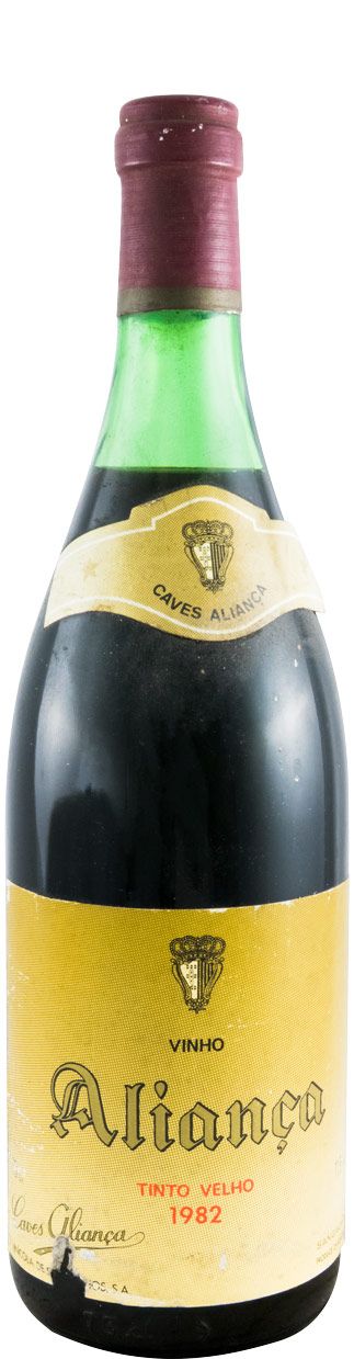 1982 Aliança Tinto Velho tinto (rótulo amarelo)