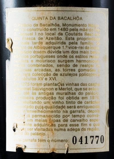 1985 Quinta da Bacalhôa red