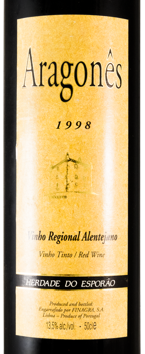 1998 Herdade do Esporão Aragonês tinto 50cl