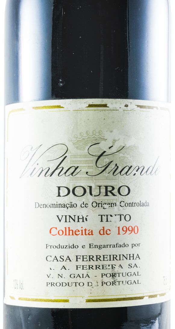 1990 Casa Ferreirinha Vinha Grande red