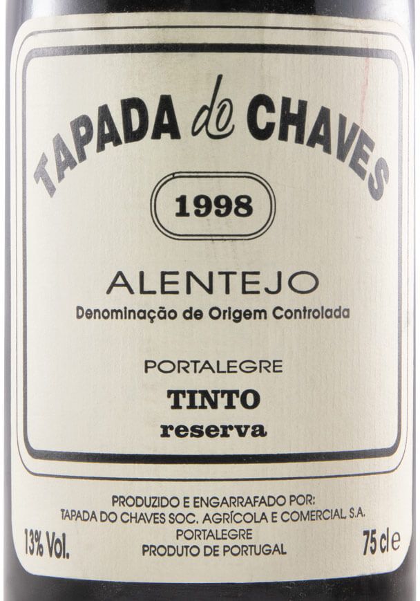 1998 Tapada do Chaves Reserva red