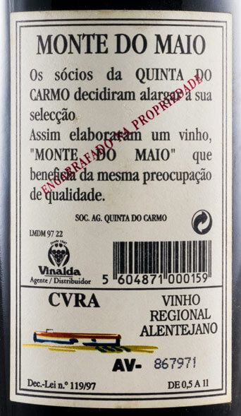 1997 Quinta do Carmo Monte do Maio tinto