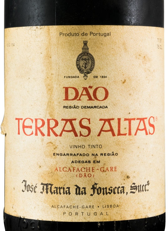 1972 José Maria da Fonseca Dão Terras Altas tinto
