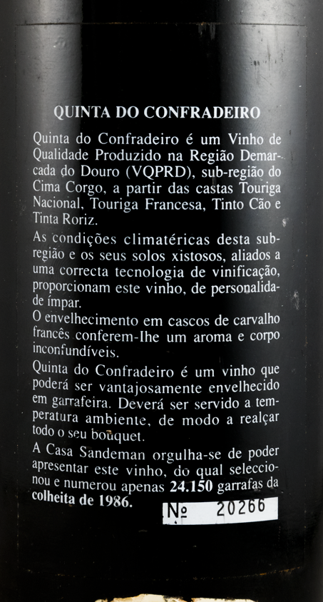 1986 Confradeiro tinto