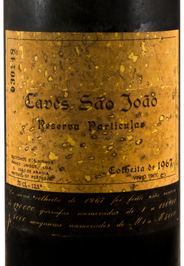 1967 Caves São João Reserva Particular tinto