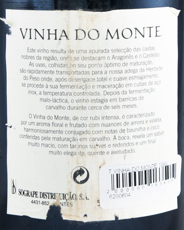 1999 Herdade do Peso Vinha do Monte red