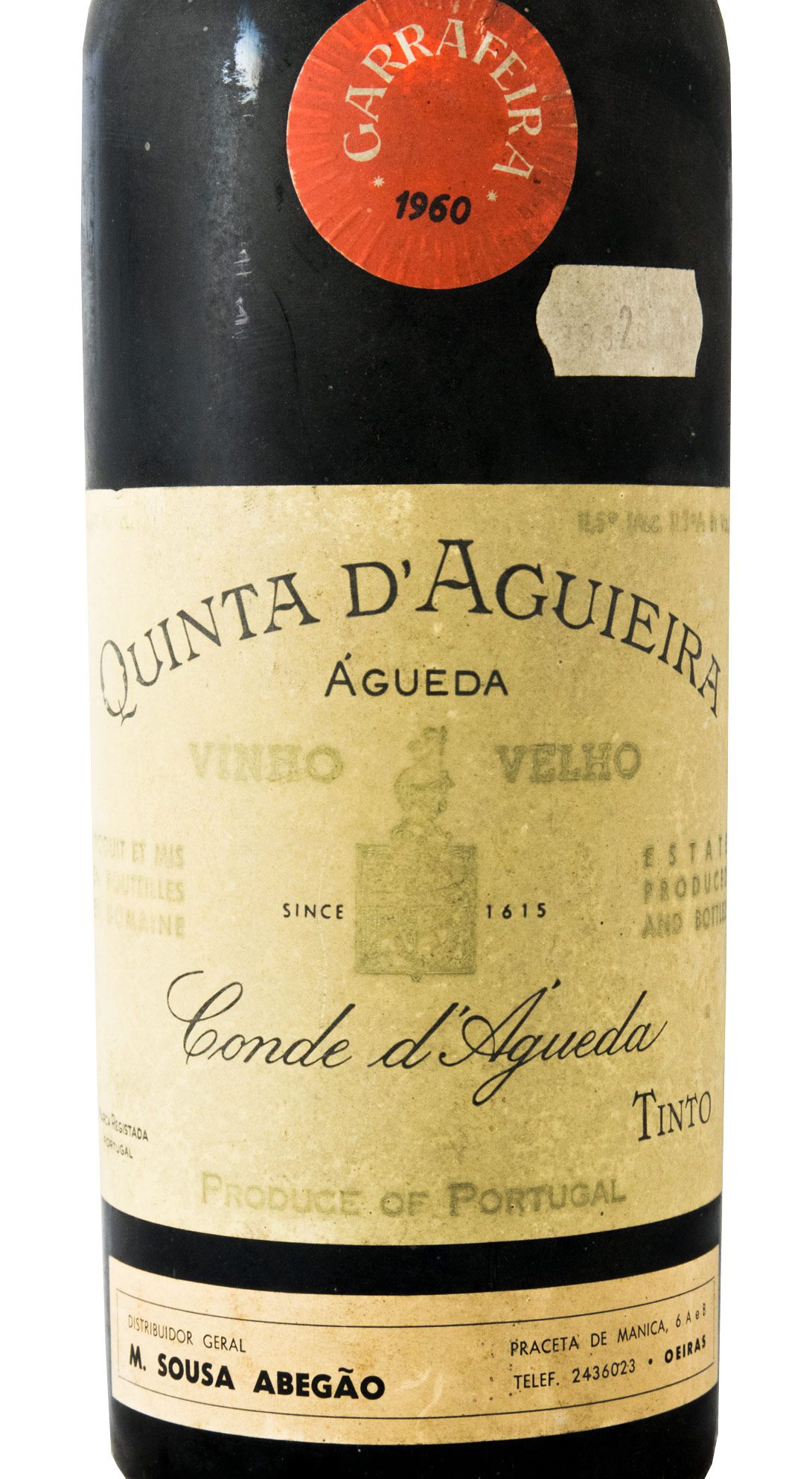 1960 Quinta D'Aguieira Garrafeira tinto