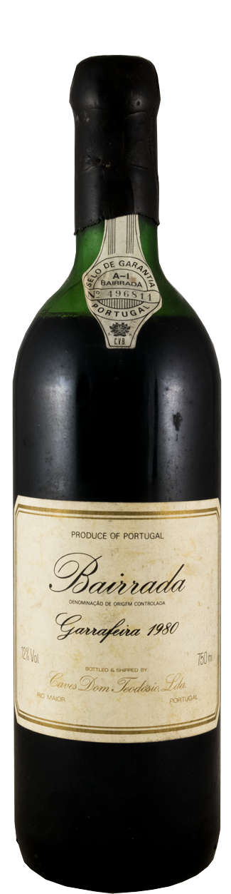 1980 Caves Dom Teodósio Garrafeira tinto