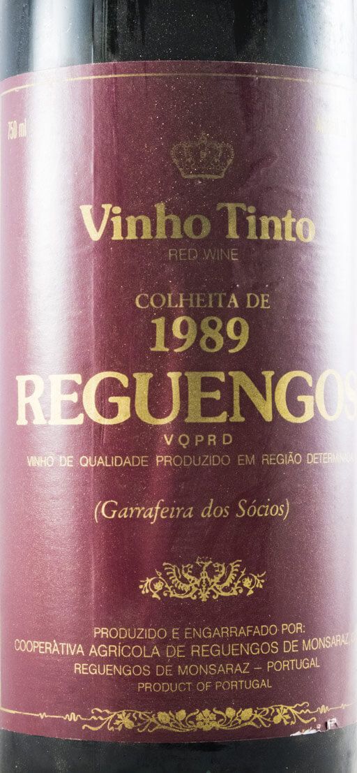 1989 Reguengos Garrafeira dos Sócios red