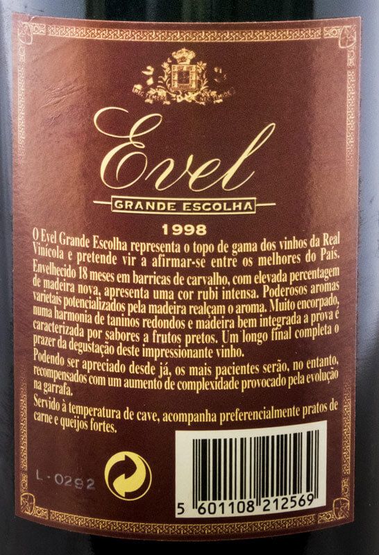 1998 Evel Grande Escolha tinto