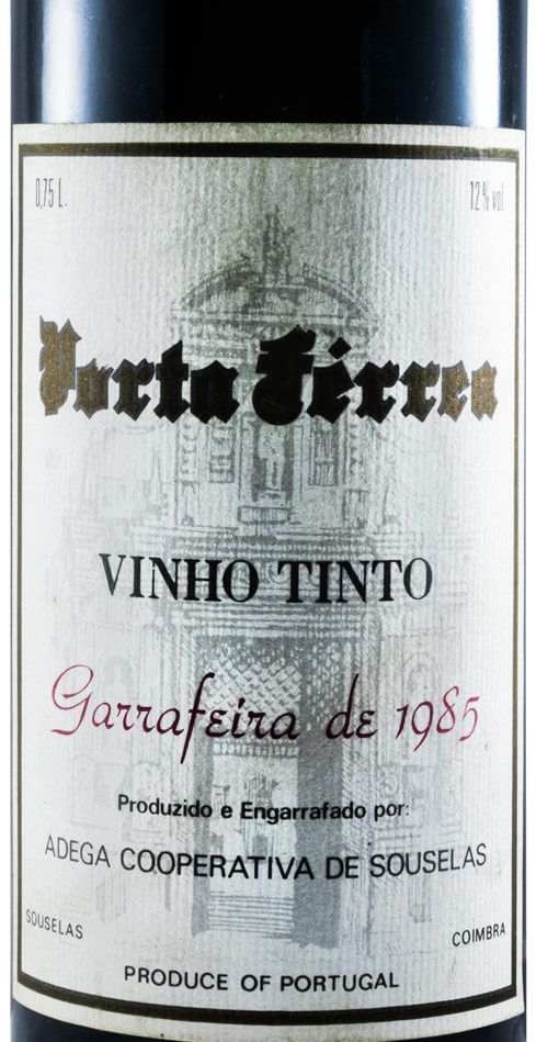 1985 Porta Ferrea Garrafeira red
