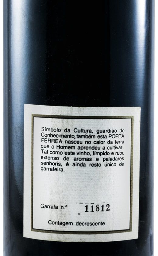 1985 Porta Ferrea Garrafeira red