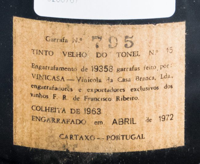 1963 Francisco Ribeiro Tonel 15 red Velho red