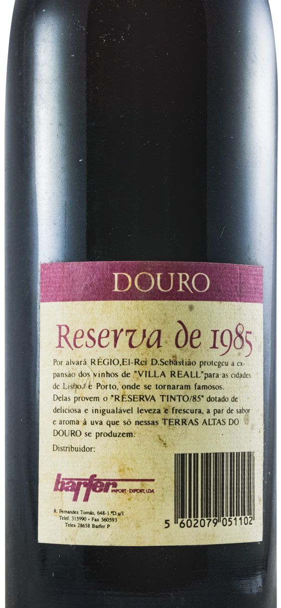 1985 Vila Real Reserva red