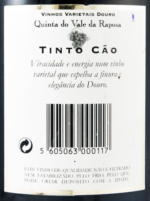 1997 Quinta do Vale da Raposa Tinto Cão red