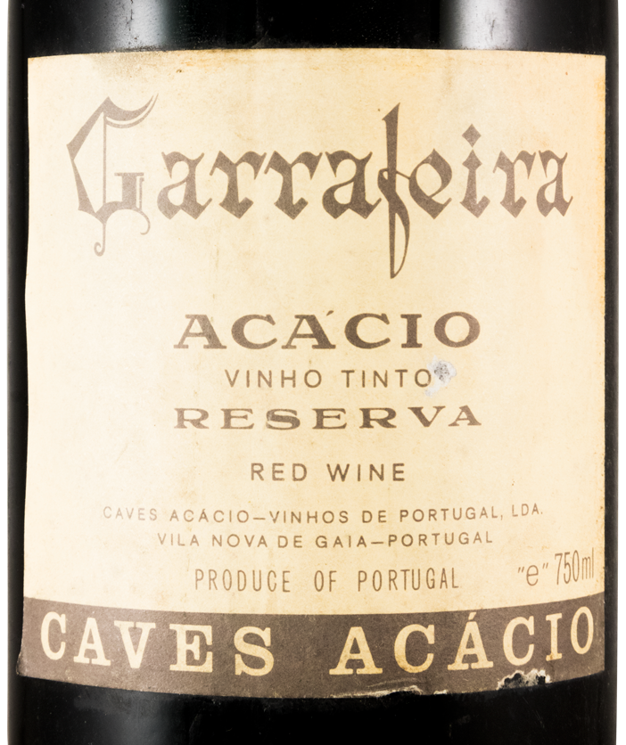 1965 Caves Acácio Garrafeira red
