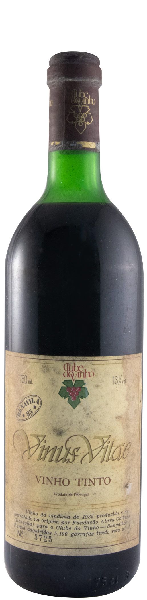 1985 Vinus Vitae Benavila red