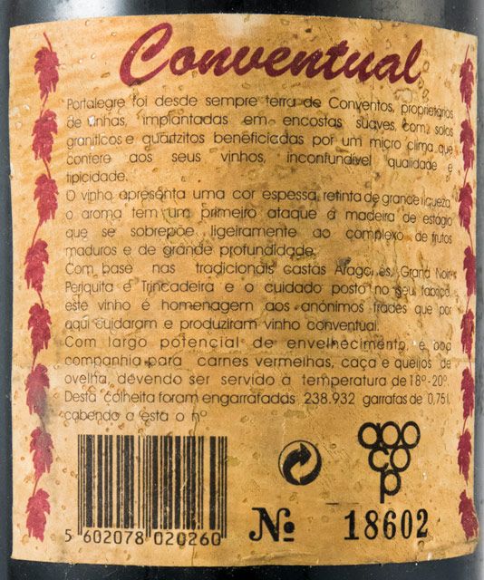 2001 Conventual red