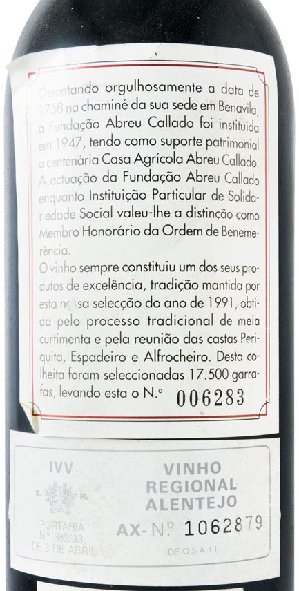 1991 Abreu Callado tinto