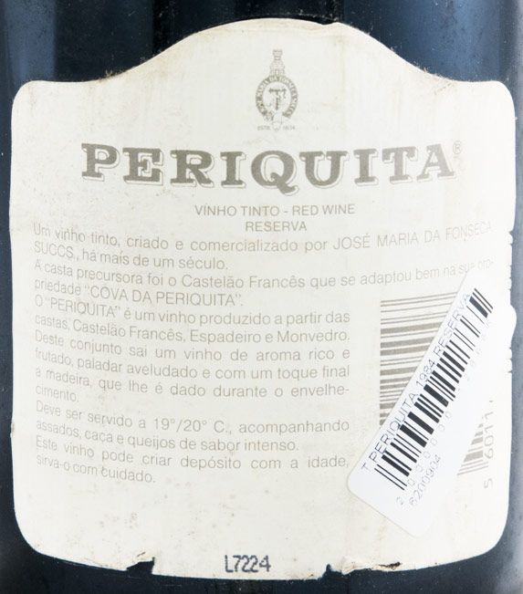 1984 José Maria da Fonseca Periquita Reserva tinto