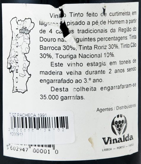 1991 Quinta da Pacheca red