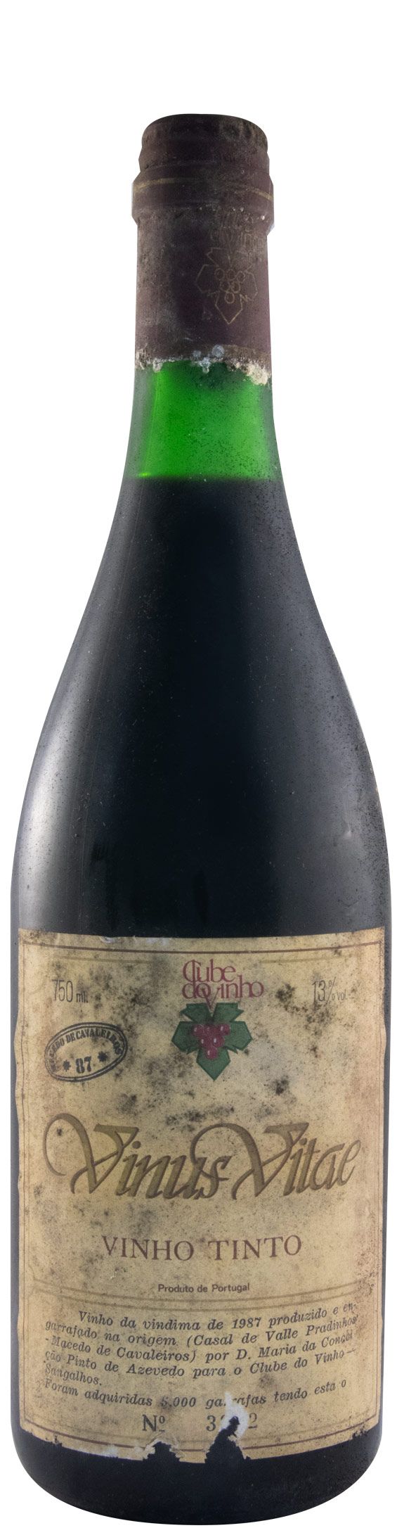1987 Vinus Vitae Macedo de Cavaleiros red