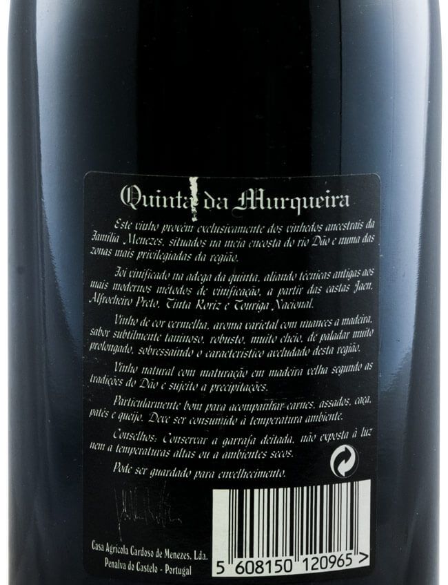 1996 Quinta da Murqueira Garrafeira red
