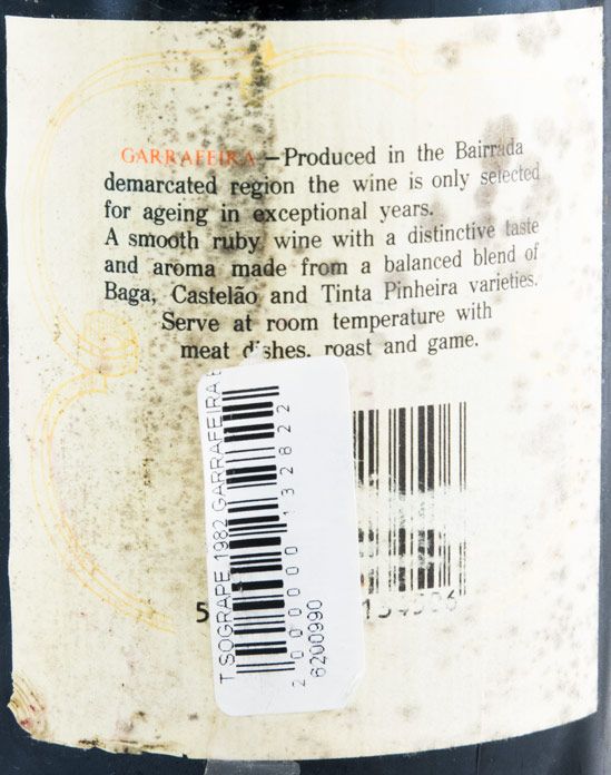 1982 Sogrape Garrafeira Bairrada tinto