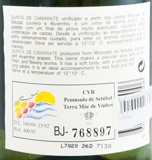 1996 José Maria da Fonseca Quinta de Camarate Seco branco
