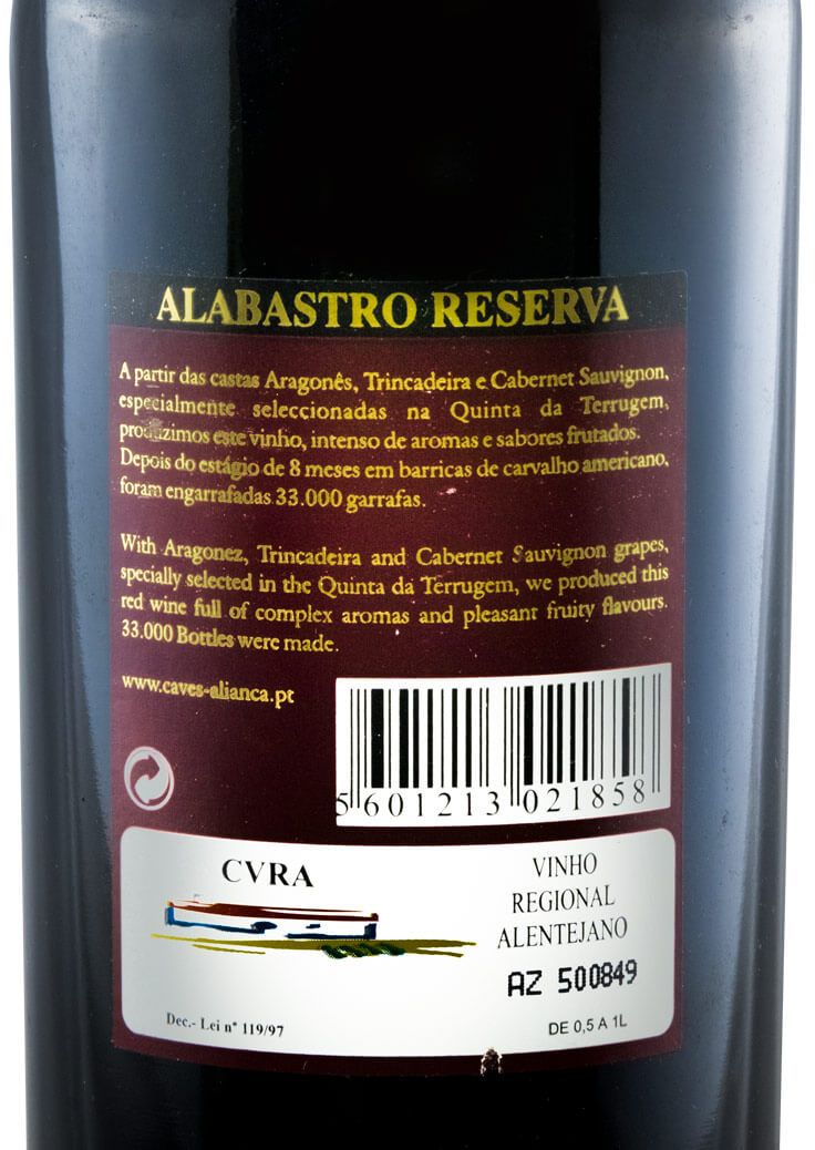 1998 Bacalhôa Alabastro Reserva red