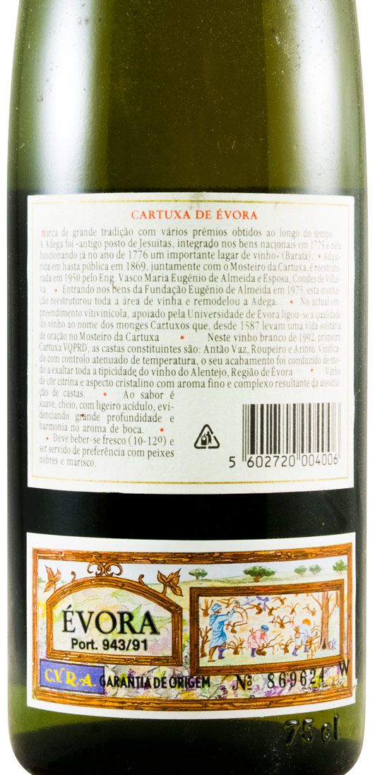 1992 Cartuxa white