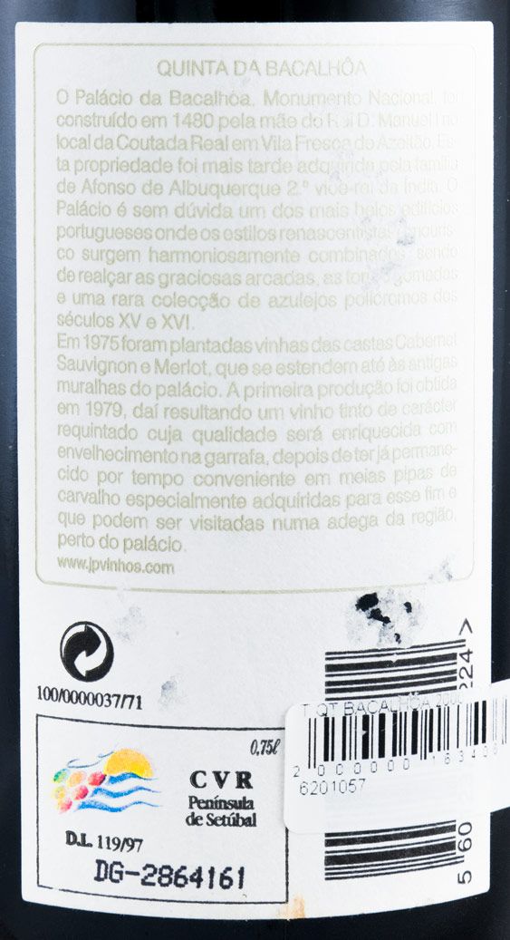 2000 Quinta da Bacalhôa red