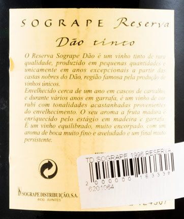 1996 Sogrape Reserva tinto