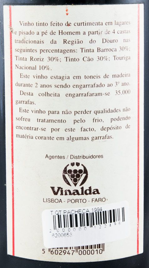1996 Pacheca tinto