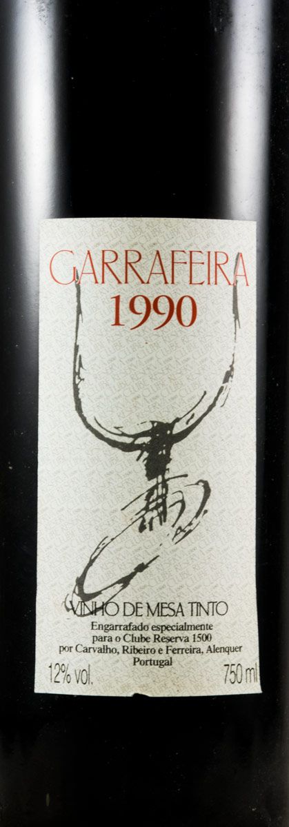 1990 Carvalho, Ribeiro & Ferreira Garrafeira Clube 1500 red