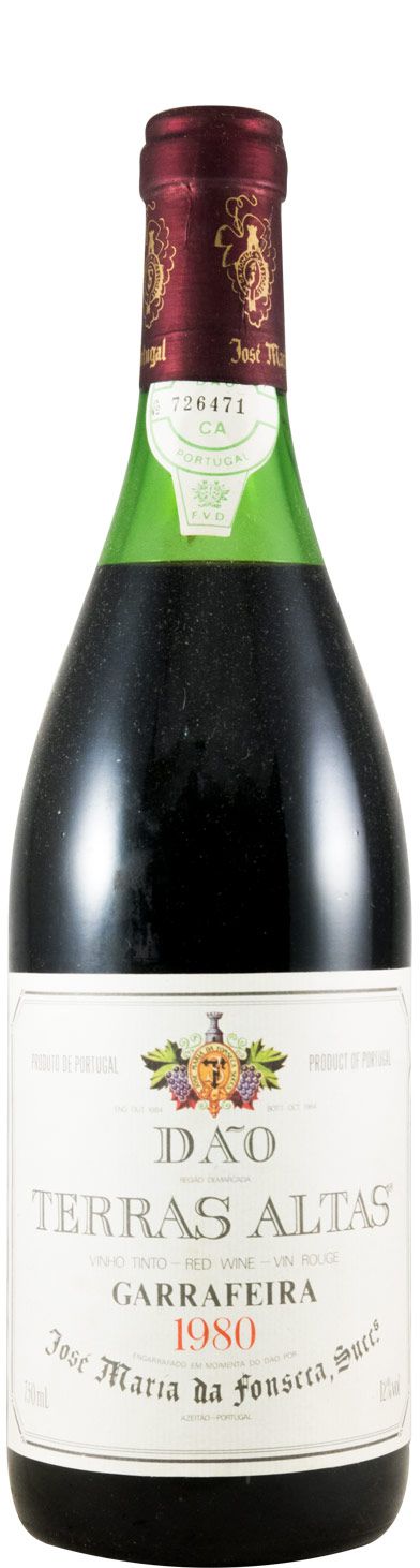 1980 José Maria da Fonseca Dão Terras Altas Garrafeira tinto