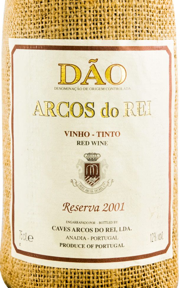 2001 Caves Arcos do Rei Reserva red