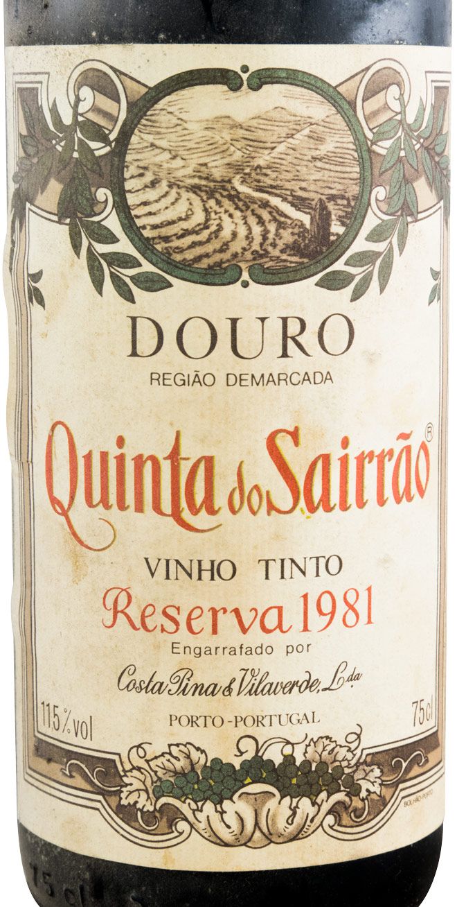 1981 Quinta do Sairrão Reserva red