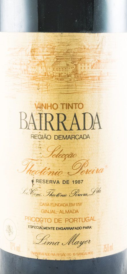 1987 Theotónio Pereira Reserva Bairrada tinto